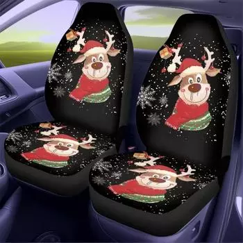 1 шт. чехлы на сиденья автомобиля рождественские подушки сиденья протектор накладка украшения автомобиля противообрастающие автомобильные аксессуары для интерьера