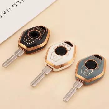 1 шт. чехол для автомобильного ключа защитный чехол держатель аксессуары для салона автомобиля для BMW 3 5 7 серии E38 E39 E46 E83 M5 325i X3 X5 Z3 Z4 чёрный