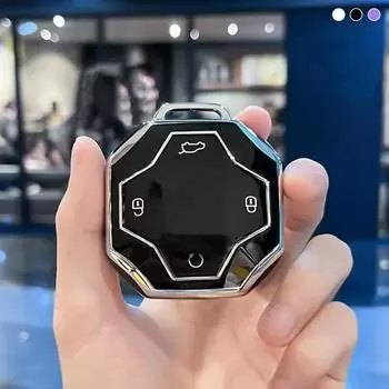 1 шт. чехол для автомобильного ключа мягкий TPU 4 кнопки пульт дистанционного управления защитный чехол прочные аксессуары для Chery Jetour T2 Traveler 2024 2024 чёрный