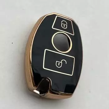 1 шт. чехол для автомобильного ключа чехол для ключа для Mercedes Benz ABCES Class W205 W204 W212 W213 W176 W177 AMG GLC CLA белый