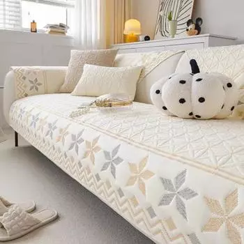 1 шт. Чехол для дивана, чехлы для сидений, чехлы для диванов для собак, чехлы для диванов для домашних животных, бархатные чехлы для стульев, двухместных диванов, пригодные для машинной стирки, для защиты мебели 1seat 70x70cm жёлтый