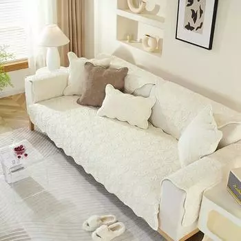 1 шт. чехол для дивана из синели, мягкий нескользящий чехол для дивана, защита для мебели для спальни, офиса, гостиной, домашний декор 70x70CM 1PC