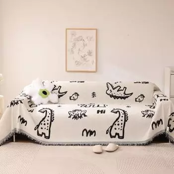 1 шт. Чехол для дивана, универсальный чехол для дивана на все времена года, нескользящий чехол для дивана, защитный чехол для подушки дивана, подходит для F 180x260cm хаки