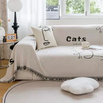 1 шт. Чехол для дивана, универсальный чехол для дивана на все времена года, нескользящий чехол для дивана, защитный чехол для подушки дивана, подходит для F 180x260cm