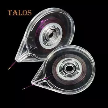 1 шт., чехол для дизайна ногтей, полосатая лента, чехол для инструмента, наклейка, коробка, держатель, маникюрный инструмент «сделай сам», уход за ногтями