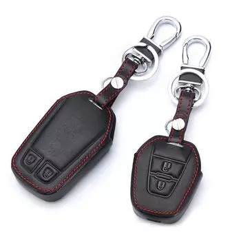 1 шт. чехол для ключей от машины кожаный держатель-цепочка для Isuzu/новый Isuzu D-max/Mu-x чехол для автомобильного ключа Protecor брелок для стайлинга автомобилей A style