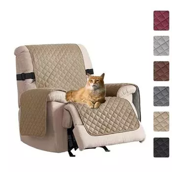 1 шт. Чехол для кресла-реклайнера, чехлы для дивана, софа с регулируемым эластичным ремнем, защитный чехол для мебели для декора гостиной 1 Seat
