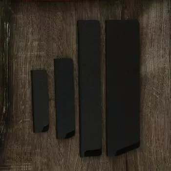 1 шт. Чехол для кухонного ножа, черный, защита лезвия ножа, универсальный чехол, подходит для 3,5 /5 /8 ножей для нарезки фруктов