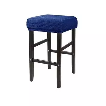 1 шт., чехол для квадратного стула, жаккардовый эластичный чехол для сиденья с защитой от грязи, однотонный моющийся чехол для стула для гостиной и дома 1pc chair cover