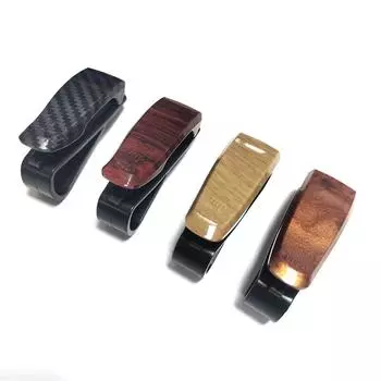 1 шт., чехол для очков Grain Atuo, автомобильные аксессуары, держатель для солнцезащитных очков из АБС-пластика, автоматическая застежка, зажим для билетов, чехол для солнцезащитных очков