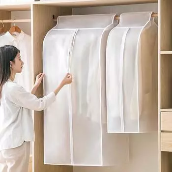1 шт. Чехол для одежды от пыли, навесной чехол для окна, чехол для одежды, тканевый чехол для одежды, сумка для подвешивания одежды S-60X100cm