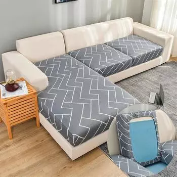 1 шт., чехол для подушки сиденья дивана, эластичные чехлы для дивана с принтом, мягкая эластичная защита для домашних животных, чехлы для дивана в форме Чейлонга 1pc normal size-1