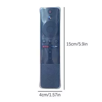 1 шт. Чехол для пульта дистанционного управления для Xiaomi Mi Tv 4A, прозрачный мягкий силиконовый ударопрочный износостойкий чехол, пылезащитный протектор