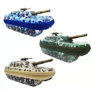 1 шт. Чехол для ручек, коробка для канцелярских принадлежностей для учеников начальной школы, креативная сумка для канцелярских принадлежностей Tank, большая вместимость чехла для ручек, канцелярские принадлежности для учеников жёлтый