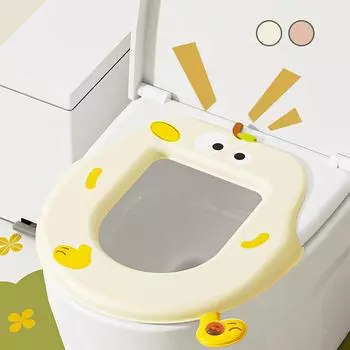 1 шт. чехол для сиденья унитаза Four Seasons пластиковый водонепроницаемый чехол для сиденья унитаза утолщение подушка для сиденья унитаза новый бытовой два цвета