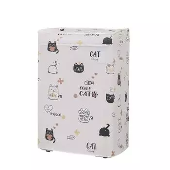 1 шт. Чехол для стиральной машины, водонепроницаемый, PEVA, для дома, сушилки, пылезащитный чехол, прозрачный барабан, чехол для стиральной машины, бытовая 63*62*85