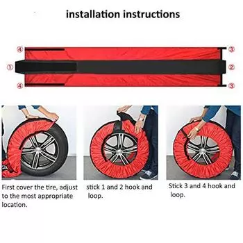 1 шт. чехол для запасного колеса автомобиля 13–20 дюймов сумки для хранения автомобильных колес аксессуары для шин пылезащитный протектор стиль синий