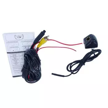 1 шт. Черная 8-светодиодная автомобильная камера заднего вида 170° для Toyota Honda Mazda