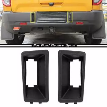 1 шт. черная рамка подсветки номерного знака автомобиля M1PZ-17A385-BB для Ford Bronco Sport 2021-2024 1pc right