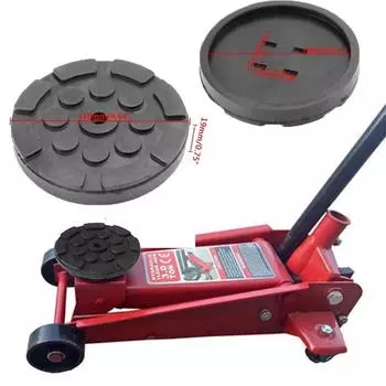 1 шт. черная резиновая накладка для домкрата для автомобильного подъемника, противоскользящая поверхность, защитная рейка для инструмента, прочная для автомобильного подъемника