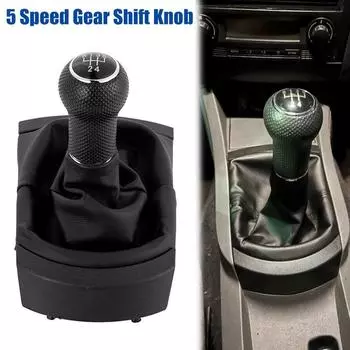 1 шт. Черная ручка переключения передач на 5 скоростей с чехлом для Seat Ibiza 2002 2003 2004 2005 2006 2007 2008 2009 2010