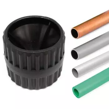 1 шт. черная внутренняя и внешняя развертка для труб и труб, инструмент для снятия заусенцев и снятия фаски для труб из ПВХ/ППР/меди/латуни/алюминия
