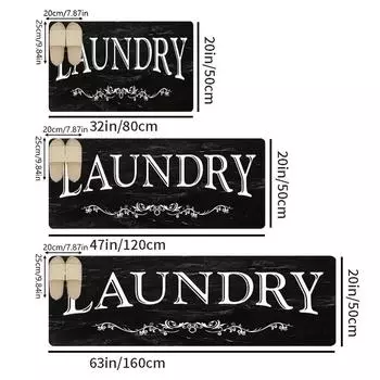 1 шт., черно-белый впитывающий воду нескользящий коврик для коврового покрытия, можно стирать дома декоративный коврик для коврового покрытия 500MMx800MM чёрный