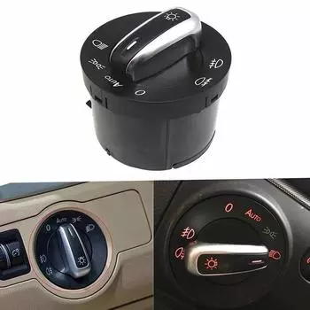 1 шт. черный 12 В 10 контактов автомобильные фары противотуманные фары переключатель подходит для Passat Golf Jetta Caddy Tiguan Touran