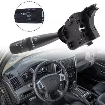 1 шт. Черный автомобильный ручной переключатель указателя поворота фар противотуманных фар 68015101AF подходит для Chrysler/Jeep/Dodge