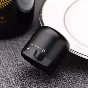1 шт. Черный Бытовая кухня Герметизация бутылок красного вина Пробки Мини Консервация Спин Герметизация Винный Шампанского Пробки Крышка