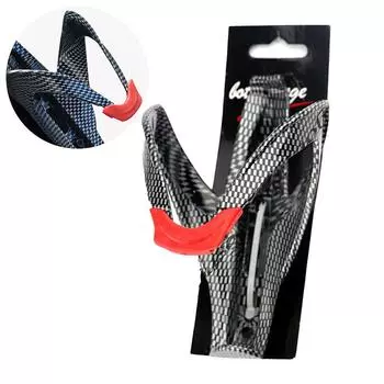 1 шт. черный держатель для бутылки с водой из углеродного волокна для велосипеда, MTB, шоссейного велосипеда, держатели для бутылок с водой, аксессуары для велосипеда