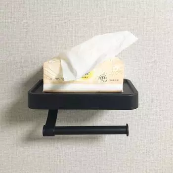 1 шт. черный держатель для туалетной бумаги настенный держатель для туалетной бумаги без гвоздей для ванной комнаты аксессуары для туалета HMM белый