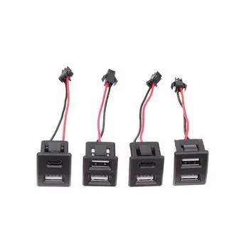 1 шт. черный двухслойный USB-гнездо типа C для зарядки, разъем питания с кабельным разъемом, порт зарядного устройства USB, интерфейс передачи данных as the picture