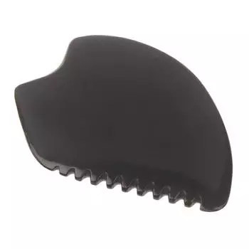 1 шт. Черный натуральный камень Бянь Гуаша доска скребок инструменты скребок массажер доска onesize