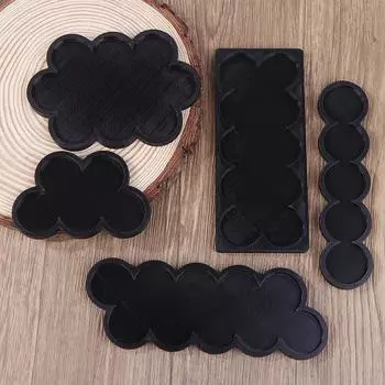 1 шт. Черный поднос для 3D-печати моделей War Hammer Base 25 мм поднос для 3D-печати моделей