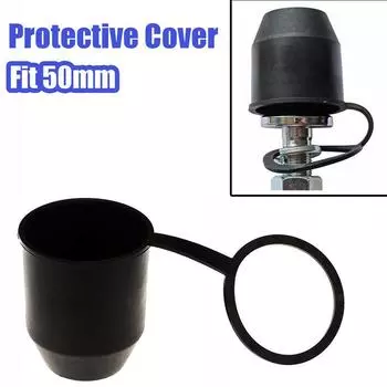 1 шт., черный ПВХ фаркоп, шаровая крышка, крышка фаркопа, защитная крышка прицепа для буксировки прицепа чёрный