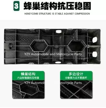 1 шт. Черный тяжелый автомобильный пандус противоскользящий рабочий пандус замена масла ремонт техническое обслуживание домкрат подъемные инструменты