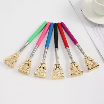 1 шт. Чесалка для спины телескопическая чесалка для спины массажер скребок выдвижной телескопический зуд Товары для здоровья Hackle фиолетовый