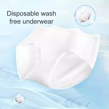 1 шт. чистого хлопка деловые мужские трусы удобные трусы не требуют стирки стерильные одноразовые антибактериальный эффект