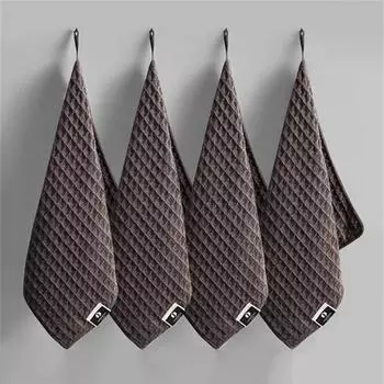 1 шт., чистящие полотенца для кофе-бара, супер впитывающая ткань для чистки из микрофибры, полотенце для домашнего бариста, инструмент для чистки кофемашины коричневый