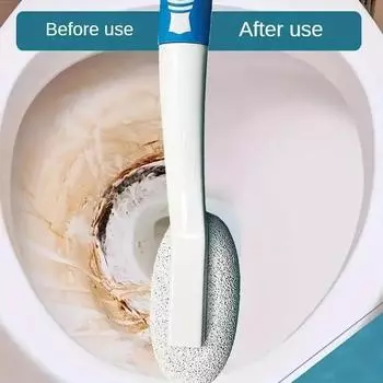 1 шт. чистящий камень из пемзы с ручкой для чистки унитаза, чистящее средство для сиденья унитаза, удаление пятен, щетка из пемзы, бытовые принадлежности 1PCS
