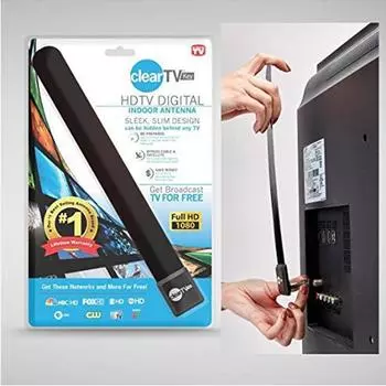 1 шт., цифровая антенна, ТВ-палка, прозрачный смарт-телевизор, переключатель, антенна, HDTV, бесплатное ТВ, цифровое 1 Pcs