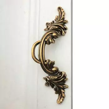 1 шт. цинковый сплав бронза антикварные дверные ручки в европейском стиле ручки для шкафа с винтами ручки для шкафа домашний декор ручка для ящика ретро