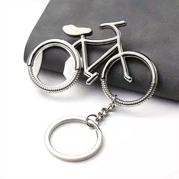 1 шт цинковый сплав мужской велосипедный брелок рекламные подарки автомобильный кулон креативный пивной водитель открывалка для бутылок