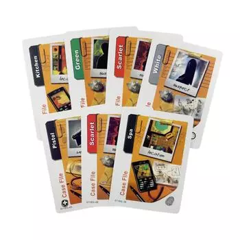 1 шт. Cluedo Веселая стратегическая карточная игра, настольные игры для вечеринок, карточная игра для семейных посиделок