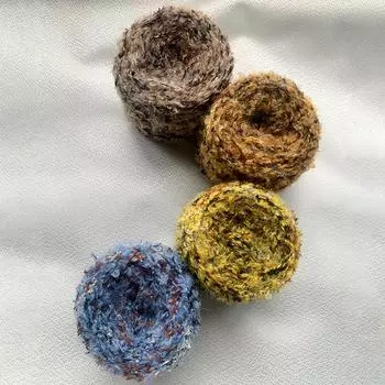 1 шт. цветная стильная пряжа с перьями, пушистая мягкая пряжа, клубок, принадлежности для вязания крючком своими руками