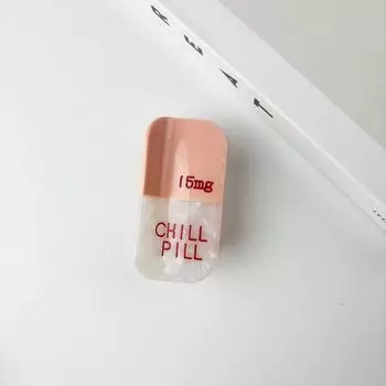 1 шт. Цветная заколка-клипса для волос в форме таблетки, милая и свежая, заколка для волос на затылке, клипса-акула, аксессуар для волос