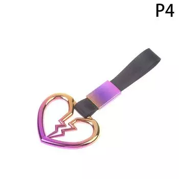 1 шт., цветной автомобильный буксировочный ремень, кольцо, ручка поезда, автобуса, стильный ремень для дрейфа, подвесной ремень, аксессуары для автомобильного буксирного ремня