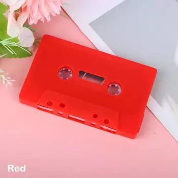 1 шт. цветной пустой чехол для кассеты аудио магнитная аудио запись кассета оболочка пустая катушечная кассета(Без ленточного сердечника) Red
