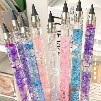 1 шт., цветные неограниченные карандаши для письма без чернил, волшебная ручка без заточки карандашей, принадлежности для рисования, новинка, подарки, канцелярские принадлежности 2 фиолетовый